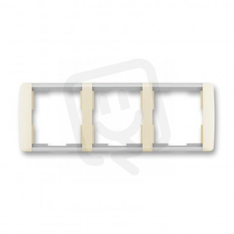 ELEMENT Trojrámeček vodorovný slonová kost/led. bílá ABB 3901E-A00130 21