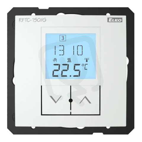 Bezdrátový regulátor teploty (polosestava-ledová) RFTC-150/G ledová ELKO EP
