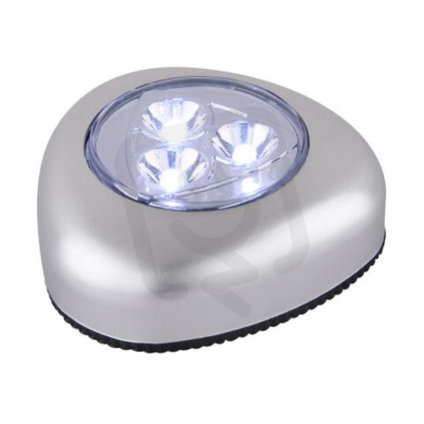 LED svítidlo FLASHLIGHT stříbro 3xLED 0,21W 5V, 20lm, 6400K GLOBO 31909