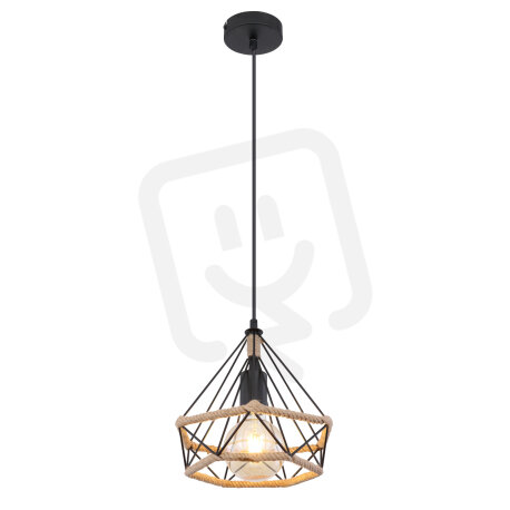Závěsné svítidlo ULLEU černá 1xE27, max. 40W 230V GLOBO 69029H2