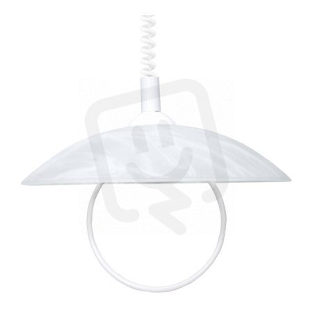 Závěsné svítidlo Rolo bílá 60W IP20 E27 COMPOLUX 915991/08