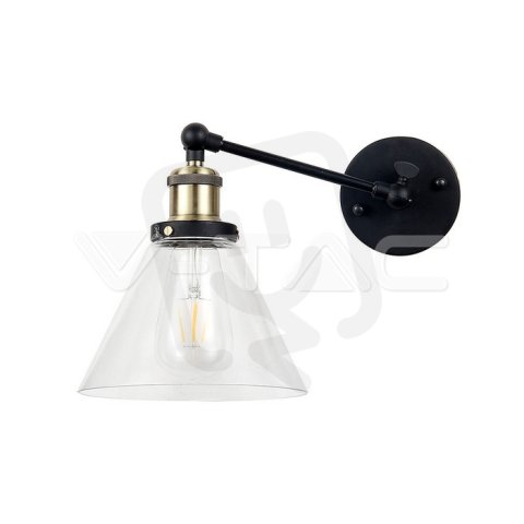 Wall Lamp V Shape Glass ?140mm,  VT-7143