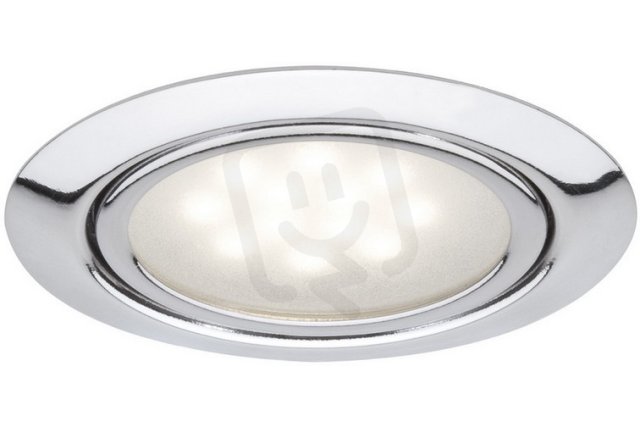 Zápustné svítidlo do nábytku Set LED 3x1W 12VA 230/12V 65mm chro 998.14 99814