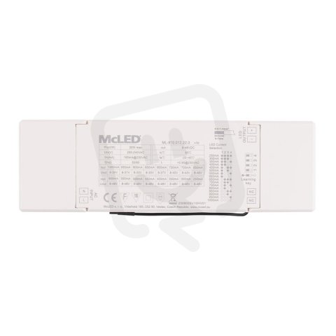RF 30W Stmívatelný driver 250 - 1000mA MCLED ML-910.012.22.0