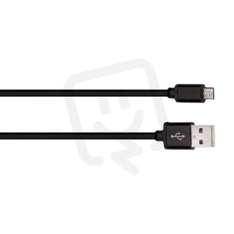 USB kabel, USB 2.0 A konektor - USB B micro konektor, blistr, 2m SOLIGHT SSC1402