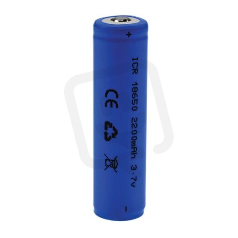 Náhradní akumulátor typ 18650, 3,6V, Li-Ion 2200mAh SOLIGHT WN900