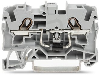 Svorka pro moduly 2 vodiče s diodou 1N5408 šedá 4mm2 WAGO 2004-1211/1000-401