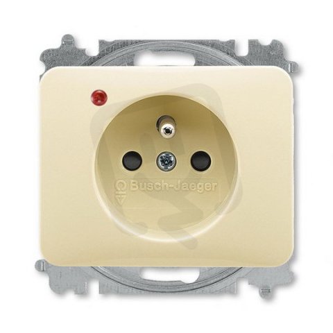 ABB 5599B-A0235722G Zásuvka 1násobná s ochraným kolíkem,s ochranou před přepětím