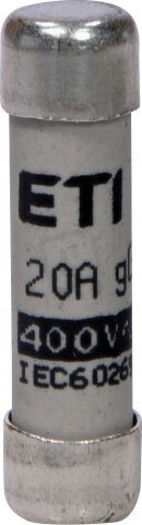Válcová pojistka CH8 gG 20A/400V ETI 002651009