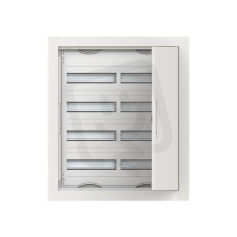 ABB CU24V Zapuštěná oceloplechová rozvodnice s dvířky 96mod