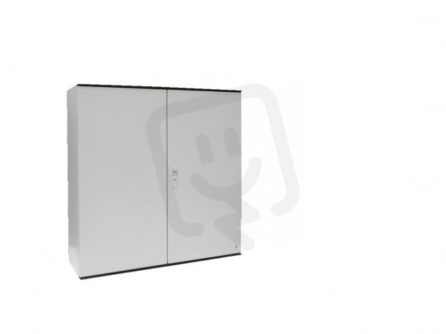 KS Skříň plast. 1000x1000x300mm, RAL7035