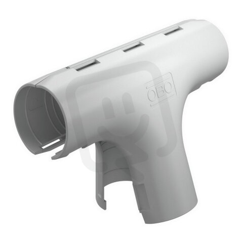 OBO 3000 TMS M32 LGR Quick Pipe díl T, M20, světle šedá, Polypropylen