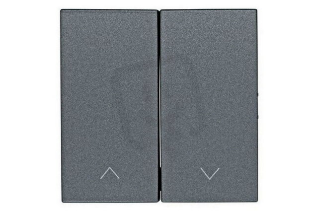 Kryt spínačů a ovladačů dvojitý, symbol šipky, antracit SCHRACK EV112012--