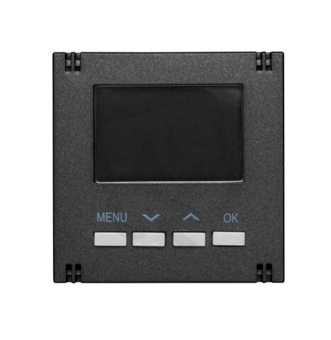 Kryt termostatu pro topení/chlazení, digitální, antracit SCHRACK EV113062--