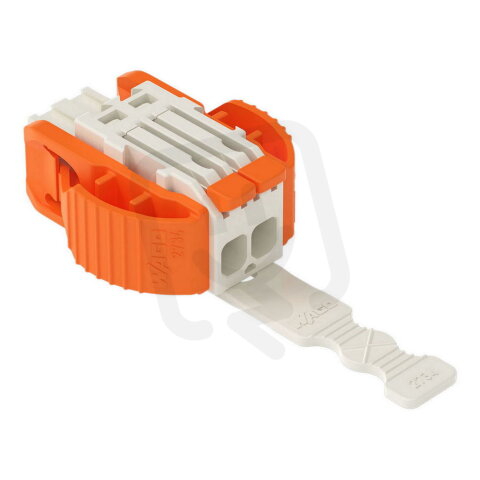 1vodičová pružinová svorkovnice, Páčka, Push-in CAGE CLAMP, Světle šedá
