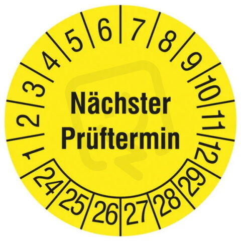 Sada zkušebních plaket 2024-2029 (108 ks) CIMCO 182769