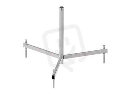 Tříramenný stojan na jímací tyč, L600mm, průměr 40mm, Inox GROMTOR 510113