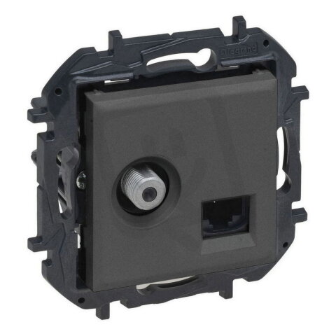 NILOE S.TV TYPF+RJ45 6UTP OCEL LEGRAND 863477B