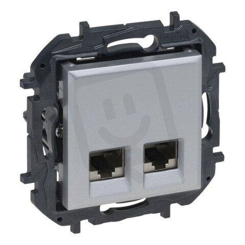 NILS-2XRJ45 C6A UTP HLINÍK LEGRAND 863368B