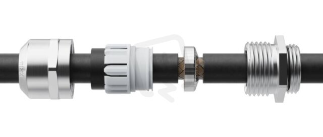 Vývodka EMSKV M50X1,5 EMV-S EMC poniklovaná WISKA 10102279