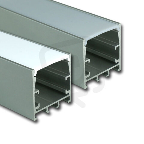 Přisazený hliníkový profil PN2, 35x35 mm, bez difuzoru, 2 m ML-761.426.74.2