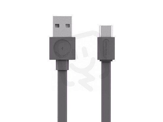 USBcable USB-C basic; šedý