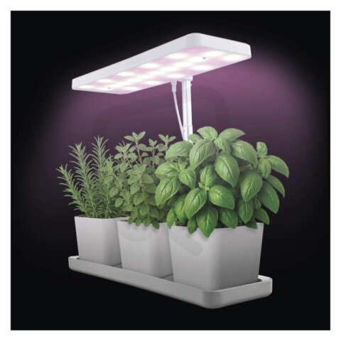 LED GROW pěstební lampa 7 W, časovač, stmívatelná, bílá EMOS Z7904
