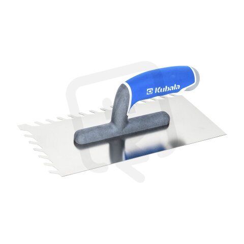 Hladítko nerezové se šikmými zuby MASTERLINE XL 130x270 mm, zub 8 KUBALA Z0279