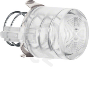 Knoflík na tlačítko a kontrolku E10, Berker 1930/Glas, čirá transp. WTF5285T