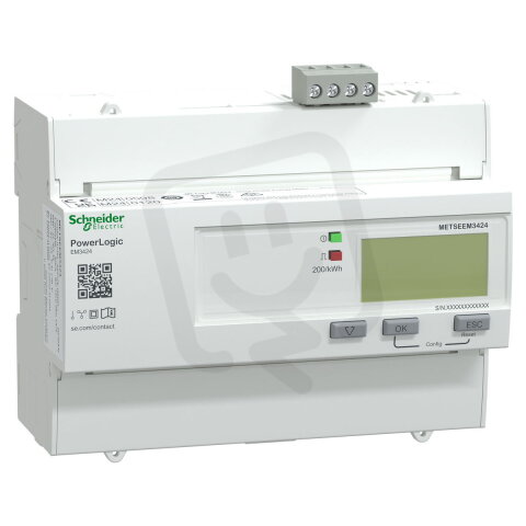 METSEEM3424 Elektroměr, přímý 125A, RS-4
