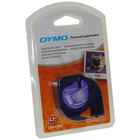 S0721540 12268 DYMO páska LETRA TAG plastová šíře 12mm/návin 4m,pro LetraTag