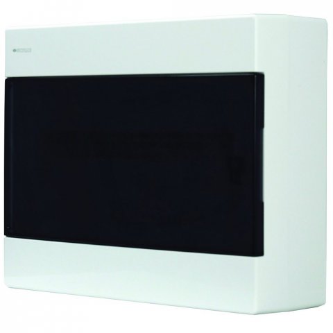 Nástěnná rozvodnice SCAME DINAMIC IP40 12mod, transpar. dveře, svorkovnice N/PE