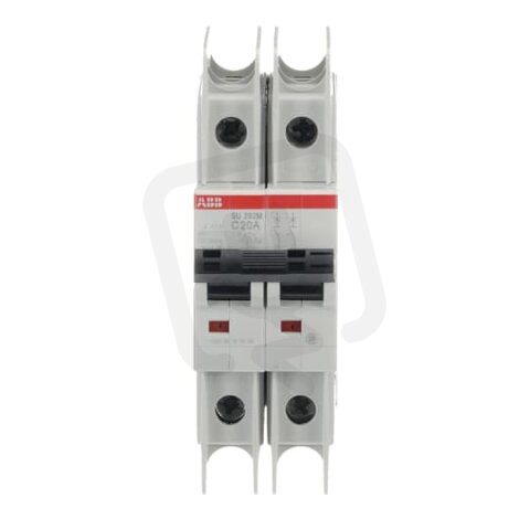 ABB SU202M-C20 jistič char. C 10kA 20A 2P  dle UL489 a CSA 22.2 No. 5