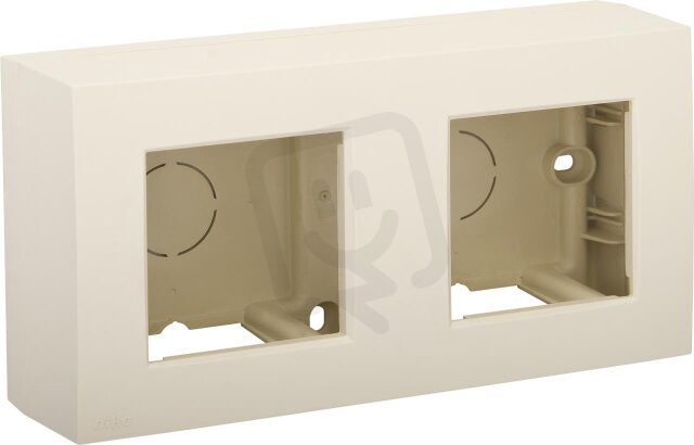 Set na povrchovou montáž 2-násobný-CREAM NIKO 100-80200