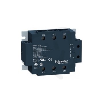 3fázové SSR 530 V AC 50 A 120 V AC, chladící podložka SCHNEIDER SSP3A250F7T