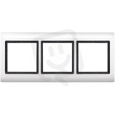 Schneider MTN400319 Merten Rámeček Aquadesign, trojnásobný, IP44, Polar