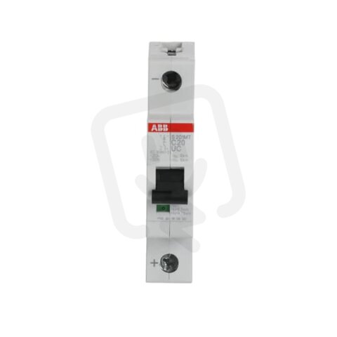 ABB S201MT-C20UC jistič 1F 20 A char. C 10kA 220VDC/253VAC pro kolejová vozidla