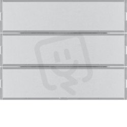 Tlačítko 3-násobné, KNX - K.5, alu mat, lak. BERKER 80163774