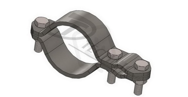 ST 08 Svorka na vodovodní potrubí - 3'' DT TECHNIC 103240
