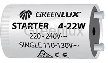 Starter pro zářivkovou trubici 4-22W - kus (25 ks v balení) GREENLUX GXOS090
