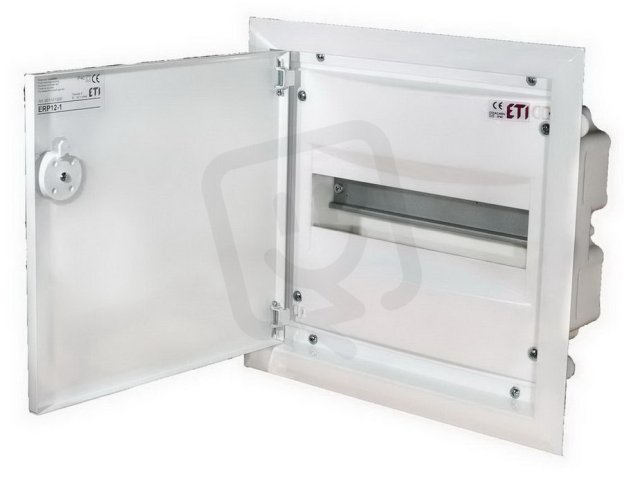 Zapuštěná rozvodnice s plechovými dvířky ERP12-1 12M (1x12) IP40 ETI 001101200