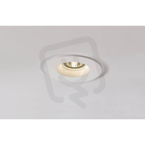 PLASTRA, vestavné svítidlo, QPAR51, kulaté, bílá sádra, max. 35 W    SLV 148070