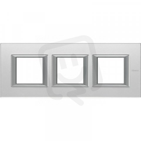 Legrand HA4802M3HVSA BTAX Rámeček2+2+2 HOR. SKLO MATNÉ