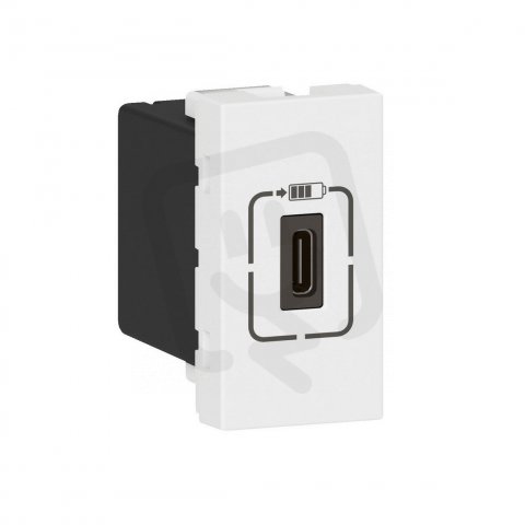MOSAIC USB-C NABÍJEČKA 1,5A 1MODULOVÁ BÍLÁ LEGRAND 077589