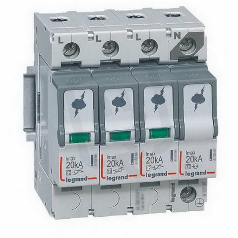 SVODIČ PŘEPĚTÍ 3+N PÓLOVÝ, 20KA, C LEGRAND 412227