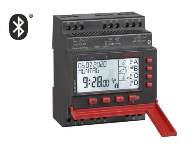 Spínací hodiny SC 88.20 pro4 dig. týdenní i astro 2kan. 4M se zálohou 1008316
