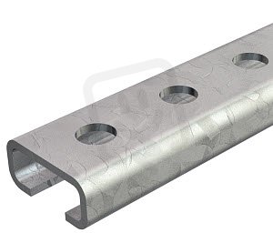 OBO CL2712P2000FT Profilová lišta děrovaná šířka výřezu 12mm 2000x27x12,5 Ocel