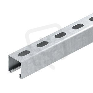 OBO MS4141P1000FT Profilová lišta děrovaná šířka výřezu 22mm 1000x41x41 Ocel