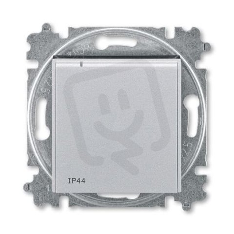 ABB LEVIT M Zásuvka s kolíkem clonky IP44 titanová/kouř. černá 5519H-A02997 70