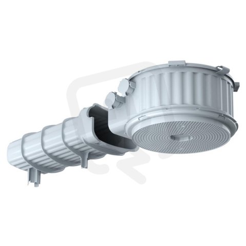 Montážní kryt, HaloX 180 délka tunelu 325mm s magnetem, do betonu KAISER 1282-76